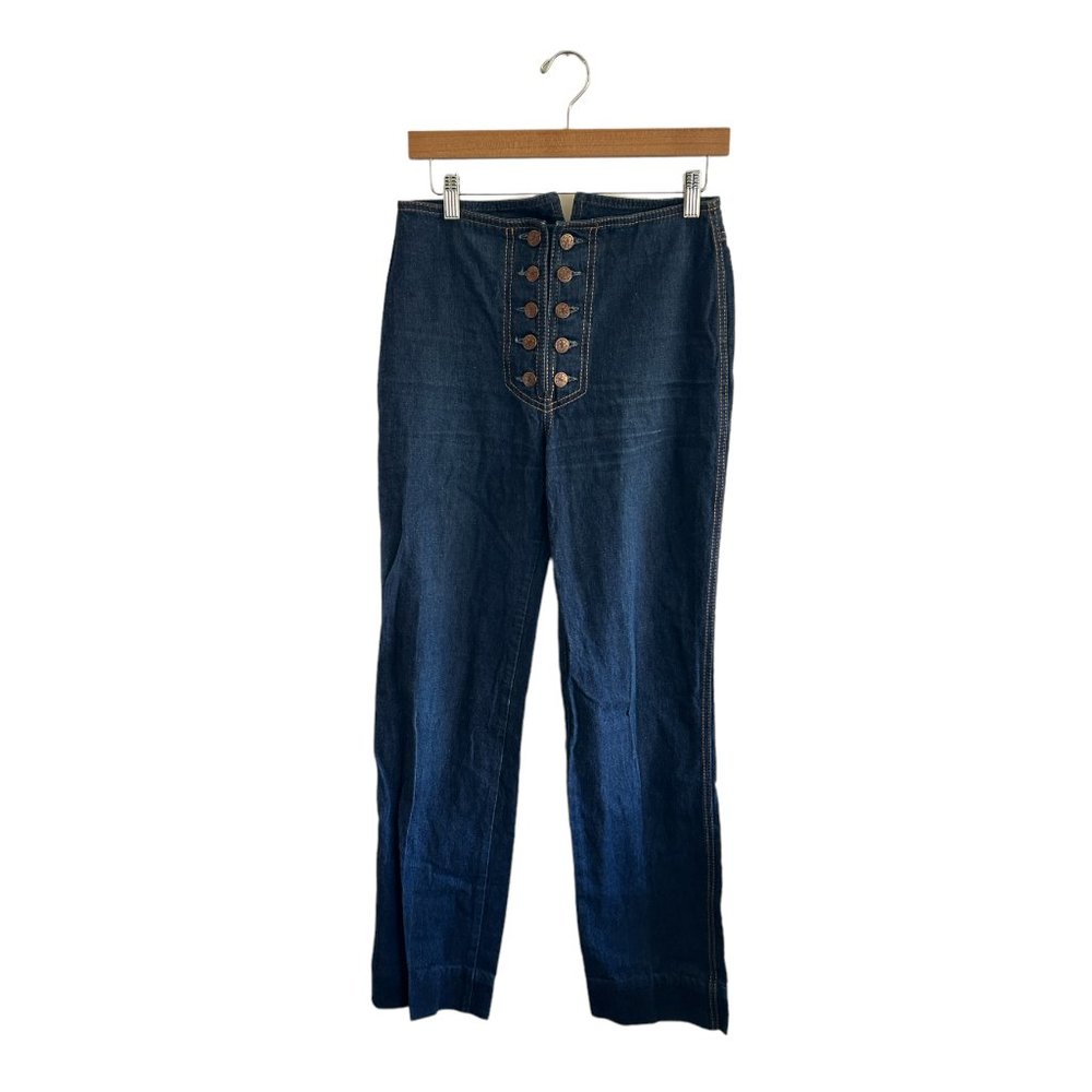 Rag City Blues 80s Vintage Rare Double Button Closure Jean Size 32